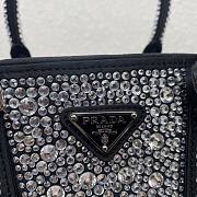 Prada Prada Galleria Saffiano leather small bag Black  1BA896 Size  24.5x16.5x11 cm - 2