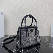 Prada Prada Galleria Saffiano leather small bag Black  1BA896 Size  24.5x16.5x11 cm - 6