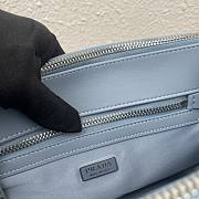 Prada Prada Galleria Saffiano leather small bag Blue 1BA896 Size 24.5x16.5x11 cm - 4