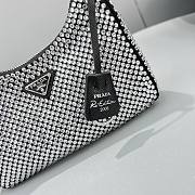 Prada Re-Edition 2005 Satin Bag With Crystals Size 22x12x6 cm - 5