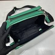 Prada Men Brique Saffiano Leather Bag-Green Size 16x6x22 cm - 4