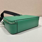Prada Men Brique Saffiano Leather Bag-Green Size 16x6x22 cm - 3
