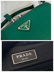Prada Men Brique Saffiano Leather Bag-Green Size 16x6x22 cm - 2