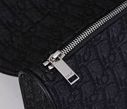 Dior Saddle Bag All Black Dior Oblique Jacquard 46123141 Size 20 x 28.6 x 5 cm - 5