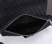 Dior Saddle Bag All Black Dior Oblique Jacquard 46123141 Size 20 x 28.6 x 5 cm - 6