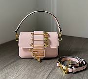 Fendace Brooch mini baguette Fendace Pink leather bag Size 20x13x5 cm - 1