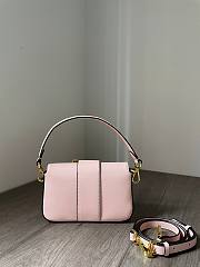 Fendace Brooch mini baguette Fendace Pink leather bag Size 20x13x5 cm - 2