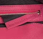 Fendi Baguette Nappa Hot Pink Leather Bag 27x15x6cm - 5