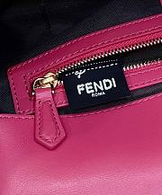 Fendi Baguette Nappa Hot Pink Leather Bag 27x15x6cm - 6