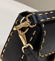 Fendi BAGUETTE Black leather bag 8BR600 Size 28x6x13 cm - 4
