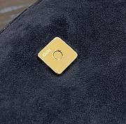 Fendi Baguette Shoulder Bag Black Size 25x4x12 cm - 3