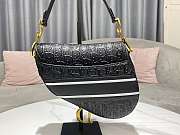 Dior Black Perforated Calfskin With Strap Size 25.5 x 20 x 6.5 cm - 3