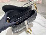 Dior Black Perforated Calfskin With Strap Size 25.5 x 20 x 6.5 cm - 5