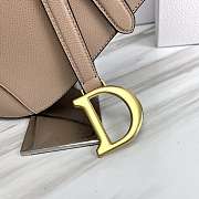 Dior Saddle Bag With Strap Beige Size 25.5 x 20 x 6.5 cm - 6