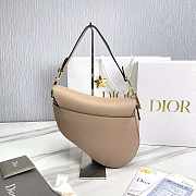 Dior Saddle Bag With Strap Beige Size 25.5 x 20 x 6.5 cm - 4