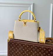 Louis Vuitton Capucines BB Plume Yellow Size 27x18x9 cm - 1