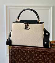 Louis Vuitton Capucines MM Black Size 31.5x20x11cm - 1