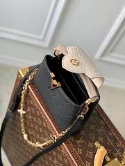 Louis Vuitton Capucines BB Black Taurillon leather with chain Size 21 x 14 x 8 cm - 5
