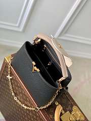 Louis Vuitton Capucines BB Black Taurillon leather with chain Size  27 x 18 x 9 cm - 5
