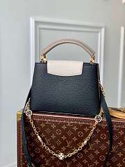 Louis Vuitton Capucines BB Black Taurillon leather with chain Size  27 x 18 x 9 cm - 4