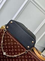 Louis Vuitton Capucines BB Black Taurillon leather with chain Size  27 x 18 x 9 cm - 3