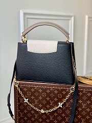 Louis Vuitton Capucines BB Black Taurillon leather with chain Size 31.5 x 20 x 11 cm - 5