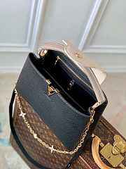 Louis Vuitton Capucines BB Black Taurillon leather with chain Size 31.5 x 20 x 11 cm - 4