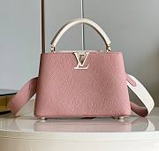 LV Capucines MM Rose Light M48865 Size 27x18x9 cm - 1