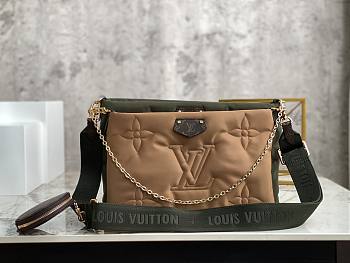 Louis Vuitton LV Multi Pochette Brown Size 34x21.5x5 cm