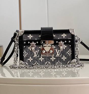 Louis Vuitton LV Petite Malle Handbag Size 20 x 12.5 x 6 cm