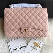 Chanel Maxi Classic Flap Bag In Pink Size 33 cm - 1