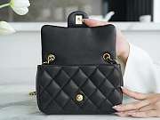 Chanel Love Chain Bag CF Black Size 12×19×7 cm - 5