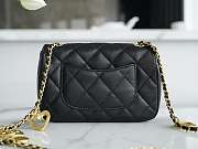 Chanel Love Chain Bag CF Black Size 12×19×7 cm - 2