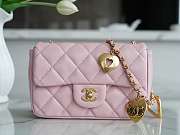 Chanel Love Chain Bag CF Pink Size 12×19×7 cm - 1