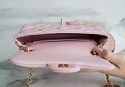 Chanel Love Chain Bag CF Pink Size 12×19×7 cm - 5