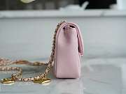 Chanel Love Chain Bag CF Pink Size 12×19×7 cm - 4