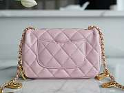 Chanel Love Chain Bag CF Pink Size 12×19×7 cm - 2