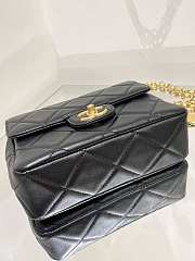 Chanel Flap Chain Bag Black Size 16x19.5x7 cm - 3