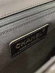 Chanel Flap Chain Bag Black Size 16x19.5x7 cm - 6