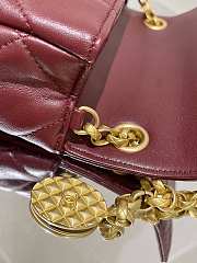 Chanel Flap Chain Bag Red Size 16x19.5x7 cm - 3
