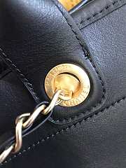 Chanel Calfskin Leather Shopping Bag Black Size 30x50x22 cm - 2