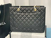 Chanel Tote Black In Gold/Silver Hardware Size 24x33x13 cm - 4