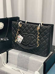 Chanel Tote Black In Gold/Silver Hardware Size 24x33x13 cm - 2