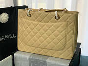 Chanel Tote Beige In Gold/Silver Hardware Size 24x33x13 cm - 4