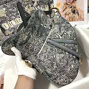 Dior Women Saddle Bag Size 25.5x20x6.5 cm - 2