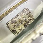 Dior Lady Python Skin Bag Size 17 x 7.5 x 13.5 cm - 5
