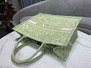 Dior Book Tote Apple Green Tiger Large Size 41.5 cm - 4