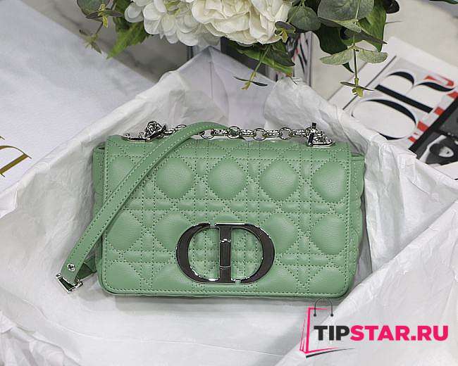 Dior Caro Bag Mint - M9241U Size 20x12x7cm - 1