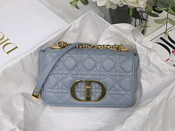 Dior Caro Bag Cloud Blue - M9241U Size 20x12x7 cm