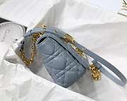 Dior Caro Bag Cloud Blue - M9241U Size 20x12x7 cm - 3